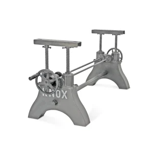 KNOX Adjustable Height Steel Crank Base - Coffee to Dining Table - DIY
