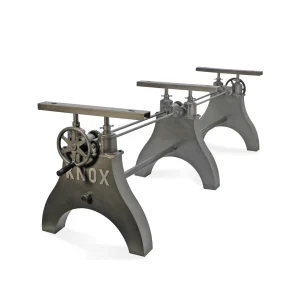 Knox Adjustable Height Conference Table Base Legs - Steel - DIY